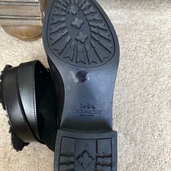 NEW COACH ZENA WINTER MOTO BOOTS SZ 9 RV $298! - Picture 1 of 5